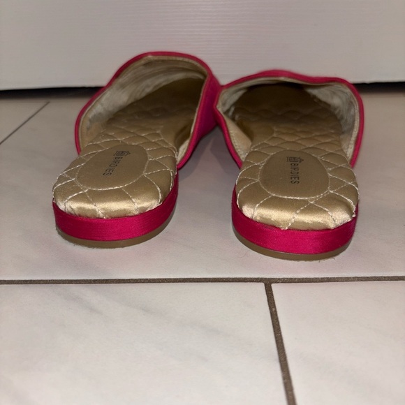 Birdies Fuchsia The Raven Satin Mules - Picture 5 of 8